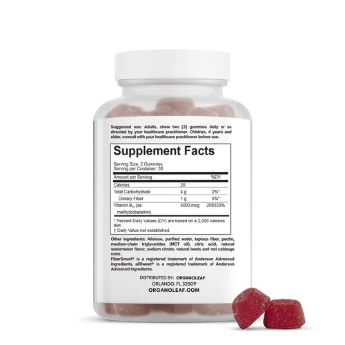 B12: Methylcobalamin Sugar-Free Gummies