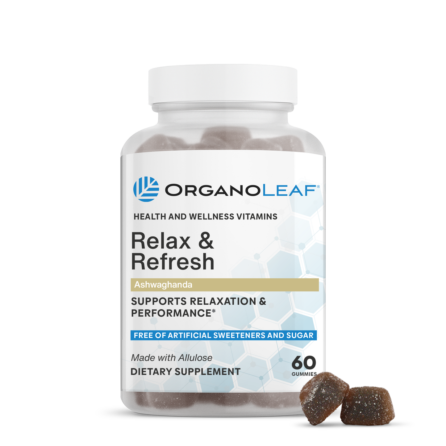 Relax & Refresh: Ashwaghanda, Sugar-Free Gummies
