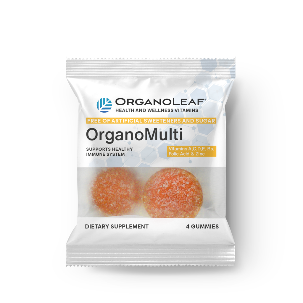 OrganoMulti: Vitamins A, C, D, E, Bs, Folic Acid & Zinc Sugar-Free Gummies