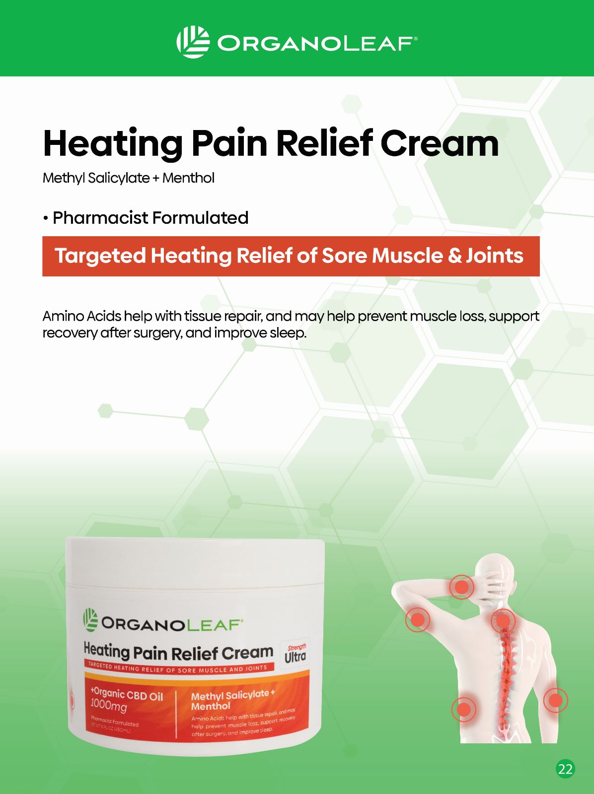 CBD Heating Pain Relief Cream