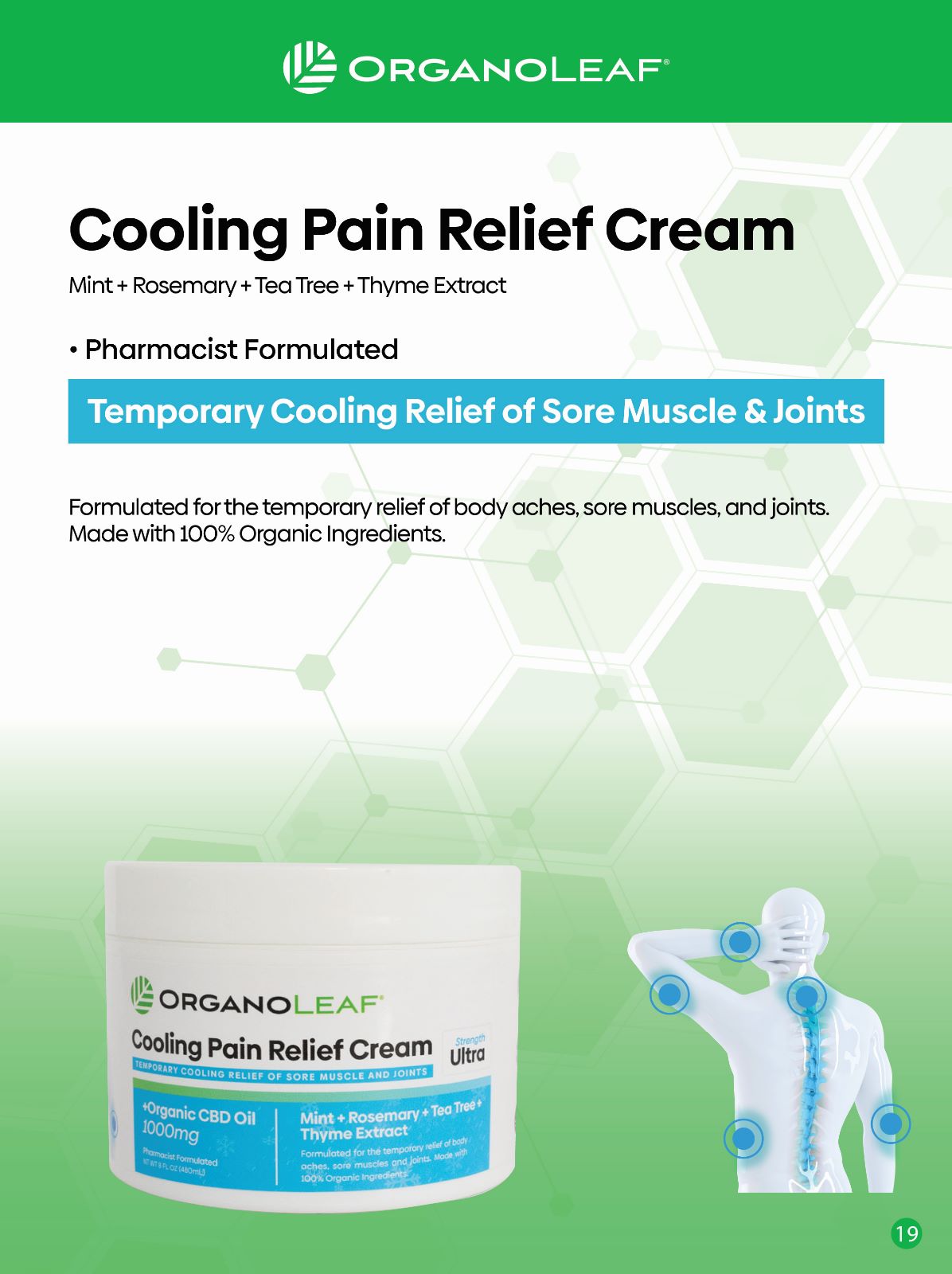 CBD Cooling Pain Relief Cream